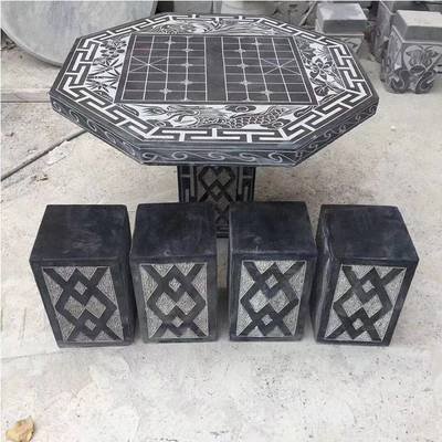 廠家直銷石桌石凳 天然石材加工 石雕石桌石凳 石材棋盤石頭桌子 園林石桌擺件